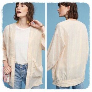 Anthropologie Hei Hei Daybreak Kimono Jacket XS/S - new with tags boho metallic